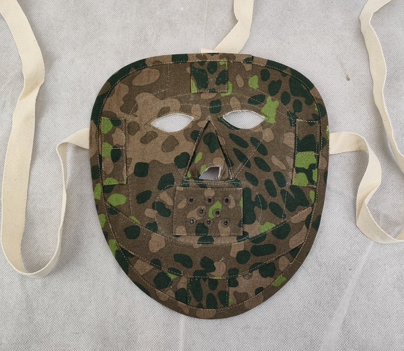 German Pea Camouflage Disguise Mask Double-Sided Camouflage Mask World War Ii Film and Television Props