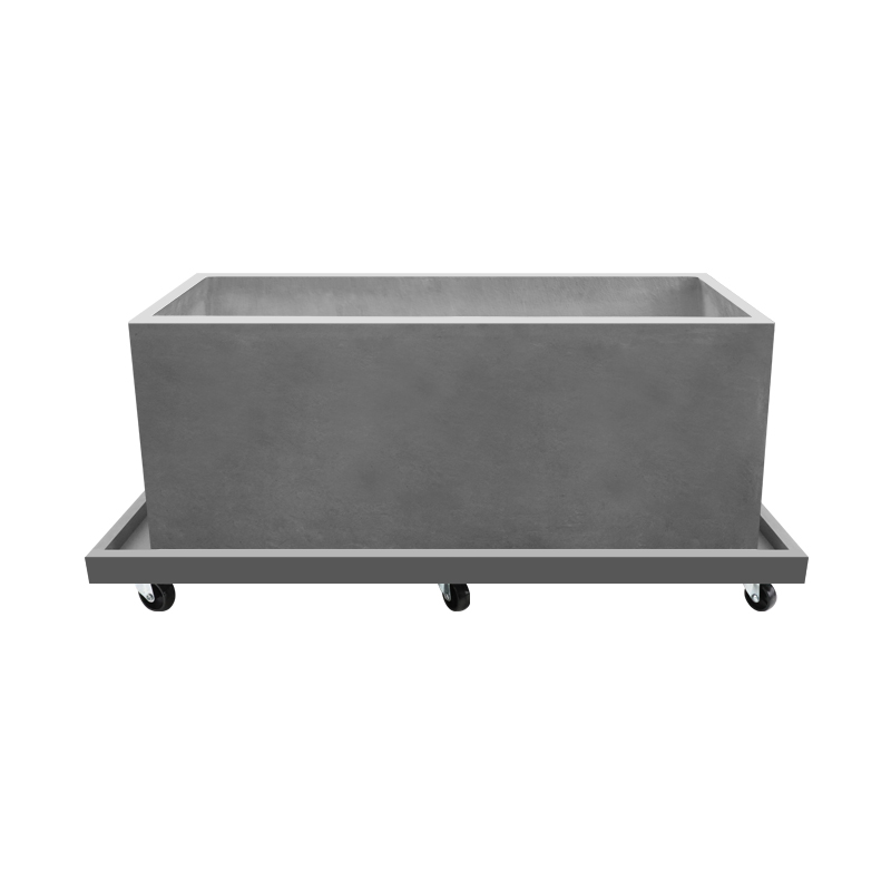 Tray rectangular flower pot tray long strip flower pot water connection chassis flower tray flower tray S universal wheel chassis can be customized