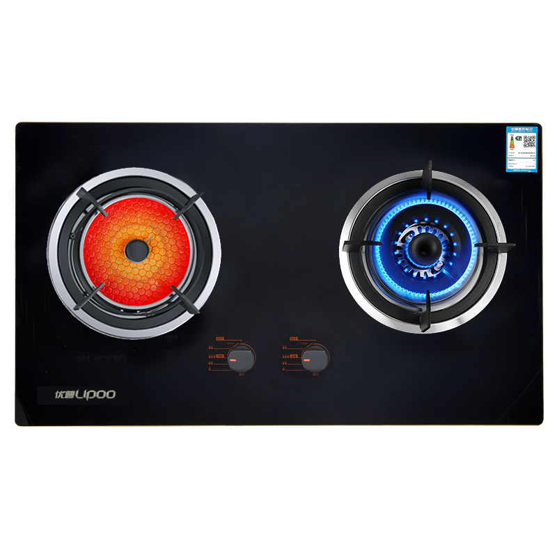 Infrared gas stove Double stove concentrator stove Fierce fire stove Gas stove double stove Household Wenwu fire Mandarin duck energy-saving stove