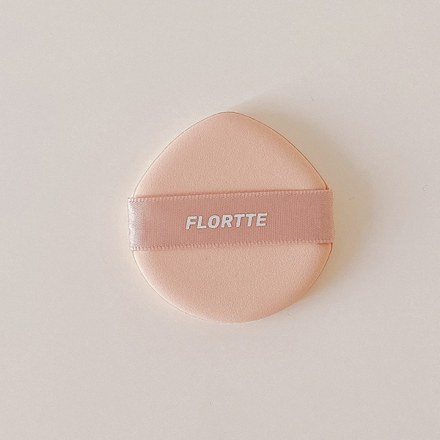 FLORTTE/FLORTTE peripheral air cushion powder puff flocked powder puff eyebrow trimmer handheld double-sided mirror oil-absorb paper paper