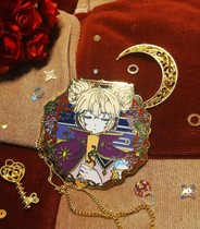  Oriental Fengcong ear God son metal imitation enamel badge