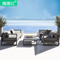 Medby Nordic outdoor sofa courtyard villa outdoor leisure chair hotel outdoor waterproof sunscreen furniture