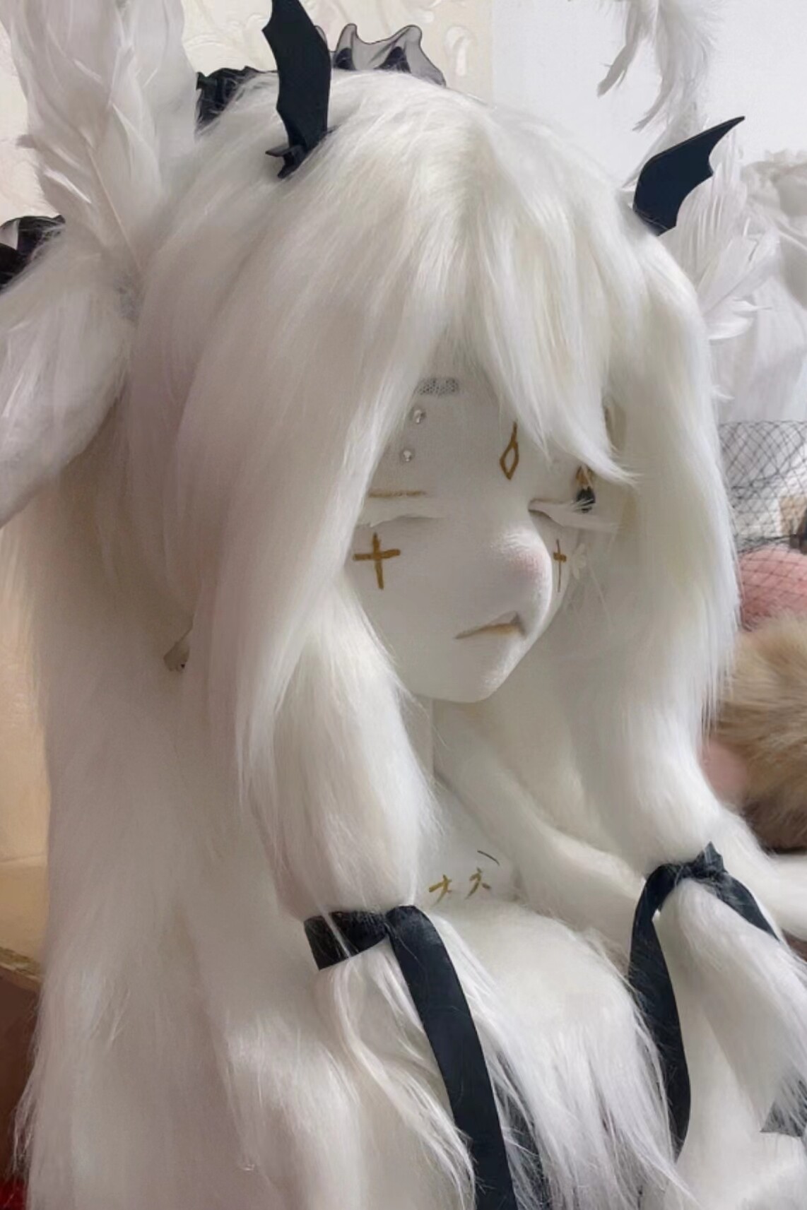 furry福瑞/兽装 k系兽头成品 可爱性格男女兽装少年拟兽全套 包邮现货掉落福瑞