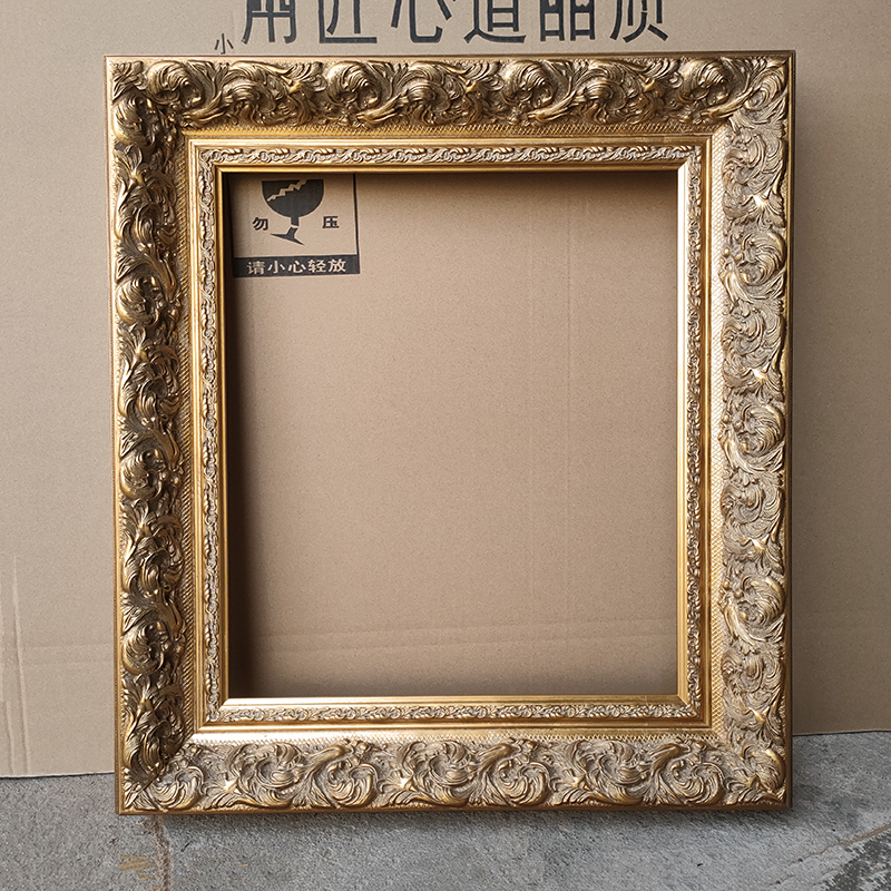 Golden Vintage Picture Frame Solid Wood Photo Frame Oil Painting Outer Frame 20inch 24inch Frame Width 9.4cm Thickness 5.5cm Golden Vintage Picture Frame Solid Wood Photo Frame Oil Painting Outer Frame 20inch 24inch Frame Width 9.4cm Thickness 5.5cm