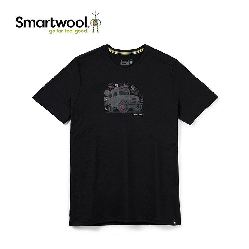 Smartwool150 series new pattern sports T-shirt men's merino wool short sleeve 0797 0795 6570