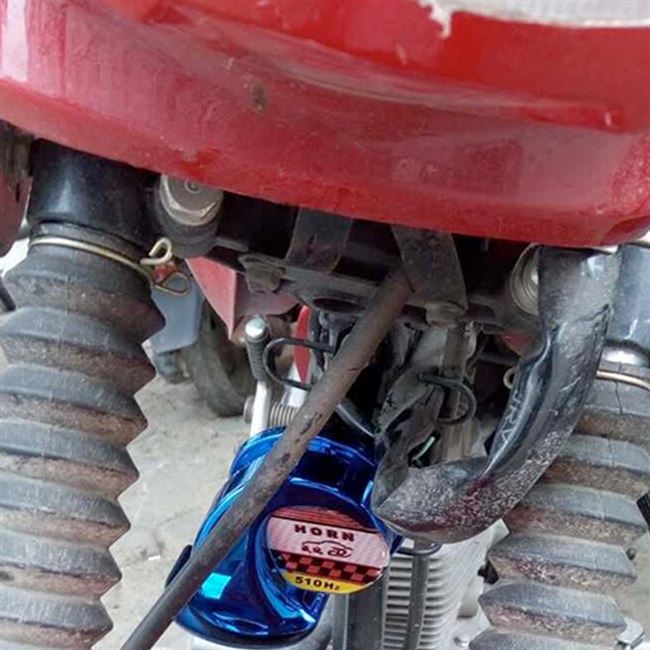 Xe còi điện an toàn 12 volt ốc sên còi ô tô âm thanh khoang xe máy Hong Liang nâng cấp thế hệ thứ hai - Sừng xe máy 	loa nghe nhạc gắn xe máy	