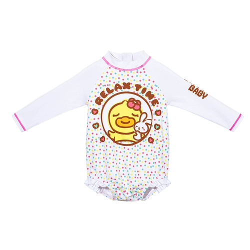 B.Duck, детский купальник для девочек для младенца, лонгслив, милый плавательный аксессуар, защита от солнца, новая коллекция