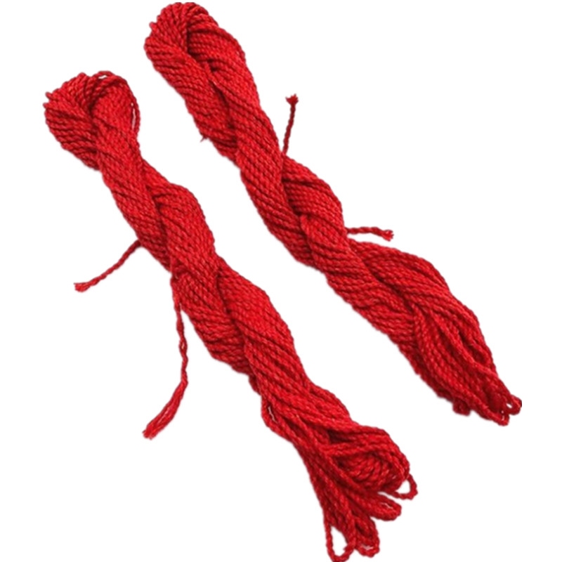 Old Cotton Rope, Traditional Red Rope, Wedding Headband, Dowry Binding, Bowl Binding, Matchmaker Red Rope, New Home Move-In Red String, Wick