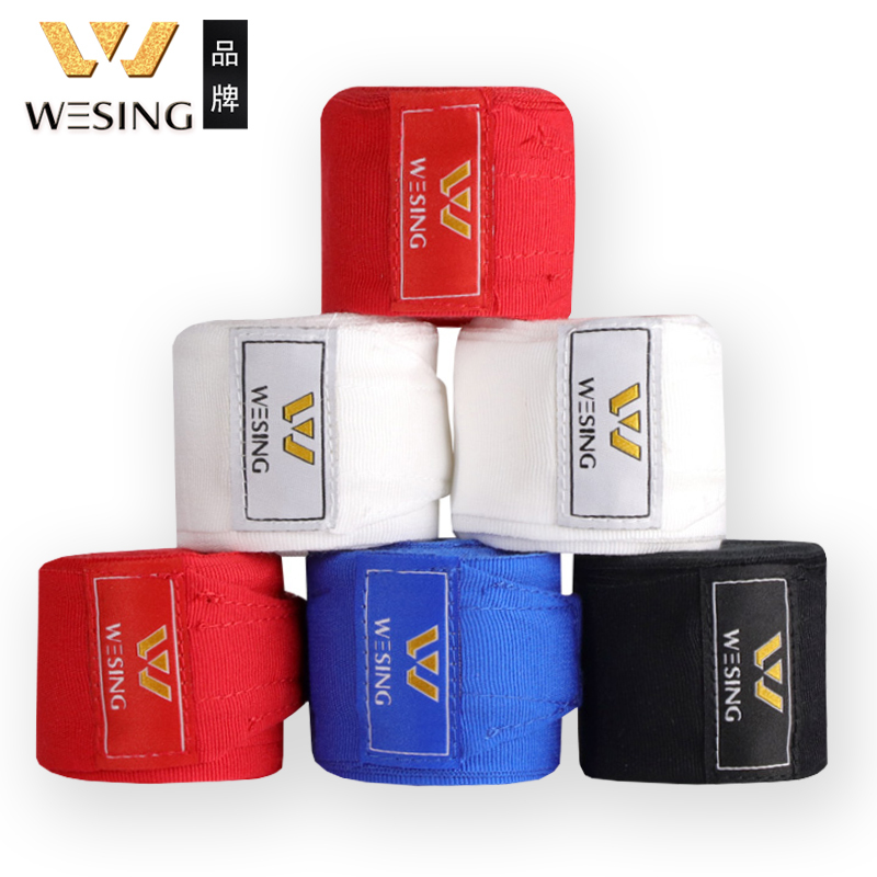 Jiurishan Boxing Bandage, Slightly Elastic, for Sanda, Pure Cotton, Muay Thai Fighting Bandage, Hand Wrap, Punching Bag Hand Protector