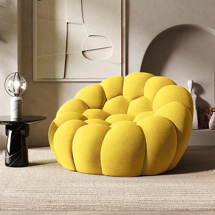 Creative Internet-Famous Bubble Sofa Chair, Single Leisure Chair, Modern Minimalist Fabric Chair for Living Room, Football Lazy Chair, Pumpkin Chair Creative Internet-Famous Bubble Sofa Chair, Single Leisure Chair, Modern Minimalist Fabric Chair for Living Room, Football Lazy Chair, Pumpkin Chair