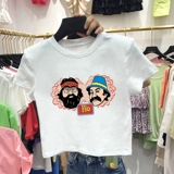 Tide, летняя короткая футболка с коротким рукавом, популярно в интернете, по фигуре