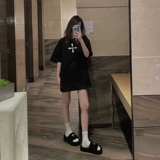 Черная футболка для отдыха, коллекция 2023, в американском стиле