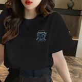 Милая брендовая футболка для отдыха, 2025 года, облегающий крой, короткий рукав, свободный крой, популярно в интернете