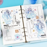 Бумажная лента в стиле древности, наклейка, планировщик