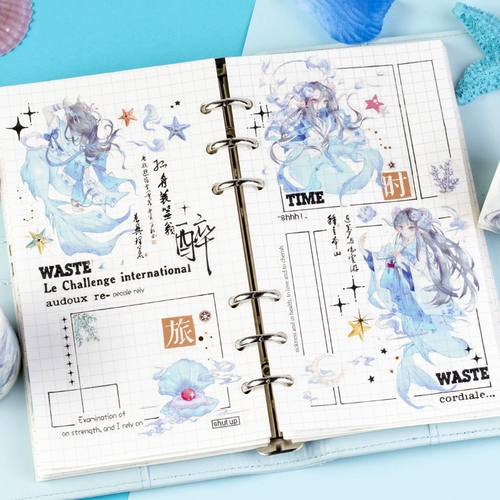 Бумажная лента в стиле древности, наклейка, планировщик