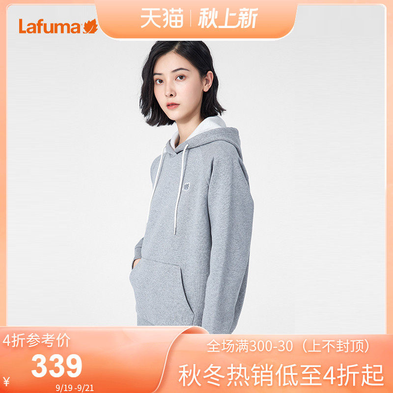 LAFUMA Le Feiye new autumn and winter outdoor sports running hooded loose sweater women's top LFTS1CW51