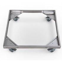 Refrigerator base Mobile Mini laundry rack with double-open bracket sub-wheel universal anti-vibration sliding cushion frame