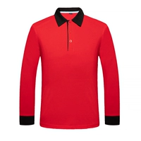 Красный лонгслив