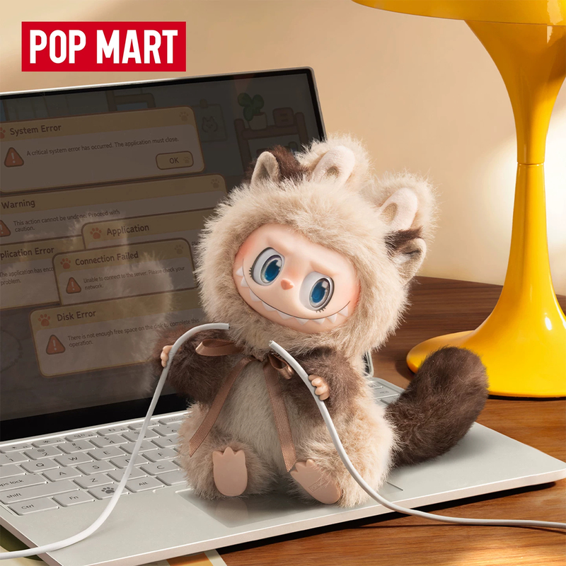 Popmart Bubble Mart Labubu Cat Plush Toy Blind Box