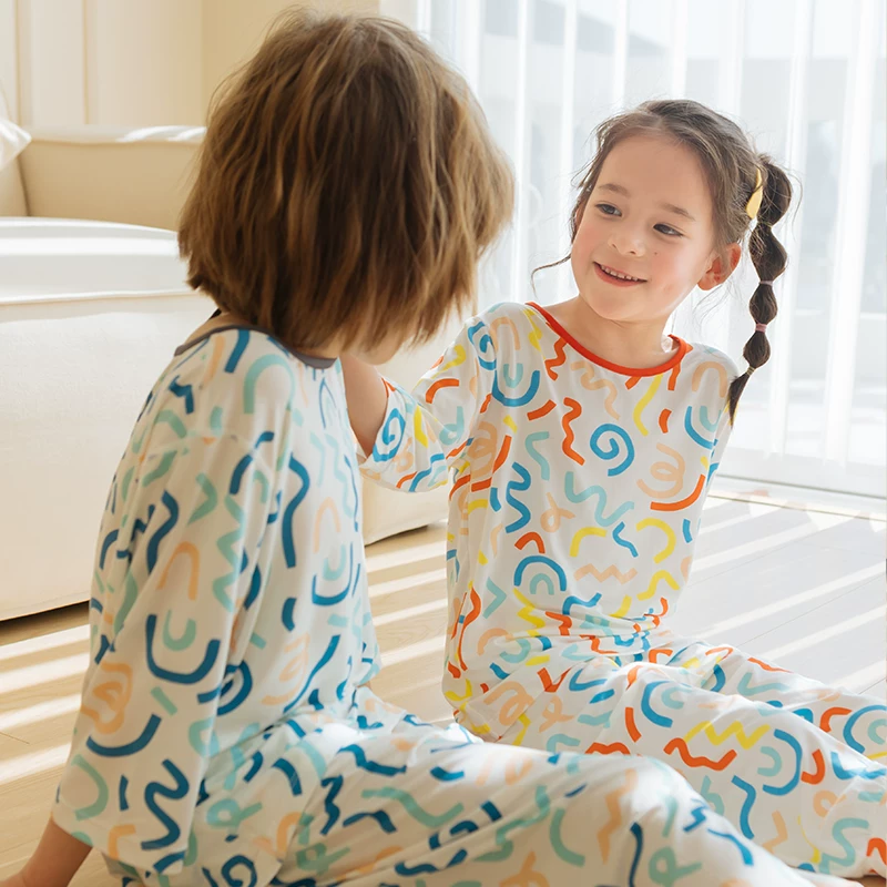 Summer thin children's pijama for boys