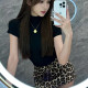 Summer salt style light mature pure wish top and short skirt two-piece set