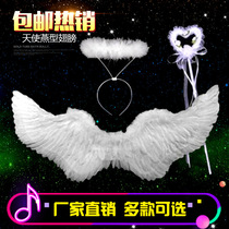 Angel Wings Adult Children Show Black Devil Feath Wings Bride Flower Child Lolita Wings Prop