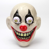 New Halloween scared red nose clown mask  tricky grin - saw film same mask