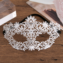 Careful metal hollow face lady mask of Venice Italy high - grade mask COS mask