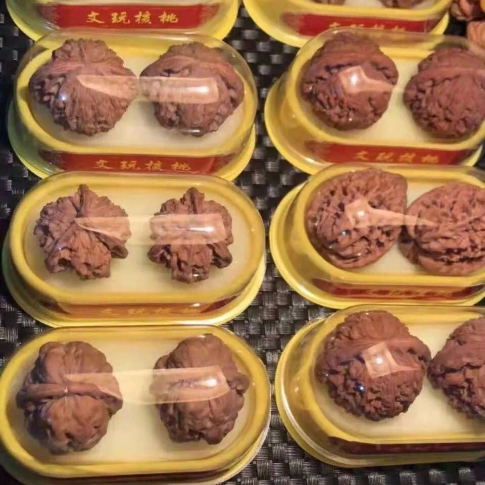 Wenwan Walnut Storage Box Jewelry Wenwan Storage Box Antique Collection Box Solid Wood Box Wenwan Walnut Glass Cover