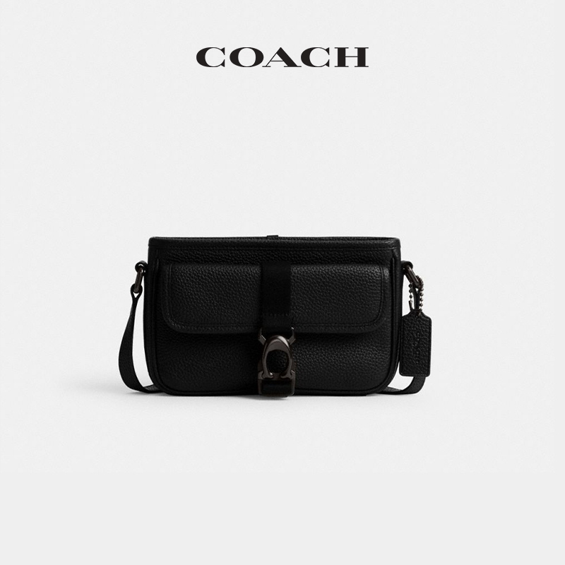 (New products) COACH Coco Men's BECK Clever Type Skew Satchel Bag Light minimalist-Taobao