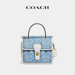 【超品预售】COACH/蔻驰Chambray 经典款Willis 18号手袋