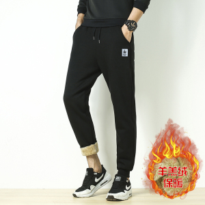 【抖音爆款】森马休闲裤潮牌羊羔绒运动裤