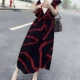 Thời trang đơn giản cổ tròn dài trơn màu đầm tay ngắn nữ ga châu âu 2021 xu hướng hàng hóa châu âu mới của phụ nữ xuân hè - váy đầm