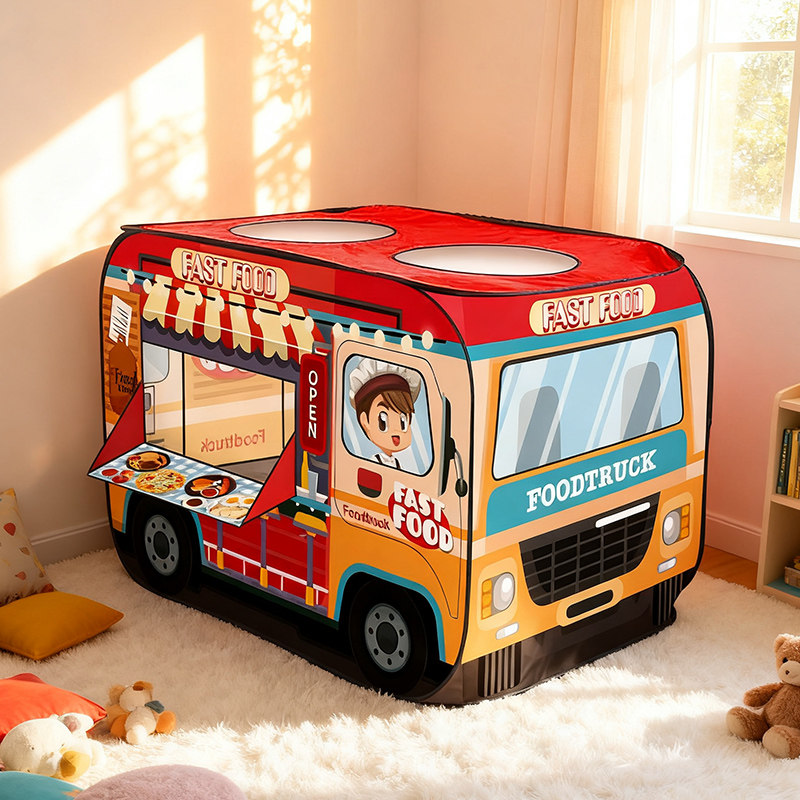 Детская машина-палатка, игрушечный игровой домик в помещении, игровой домик, складная игрушечная комната для взаимодействия родителей и детей, мальчиков и девочек