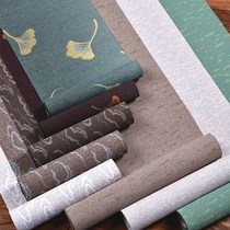 Japanese silk silk waterproof tea mat Xiangyun cotton linen dry bubble table flag Chinese Zen tea table Tea cloth Tea table mat