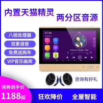 This world shield Tmall Elf version home background music host system set Whole house smart home ceiling sound