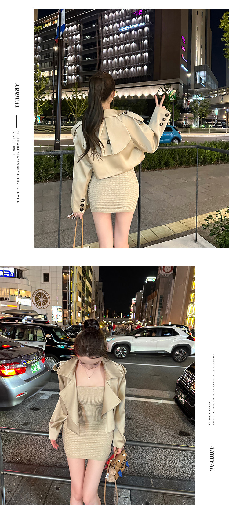 한국 품격 보트넥 오프숄더 백리스 튜브탑 ol 얼음 실크 드레스 작은 키 심장 기계 달콤한 매운맛 바람 타이트 스커트 상세 이미지 16