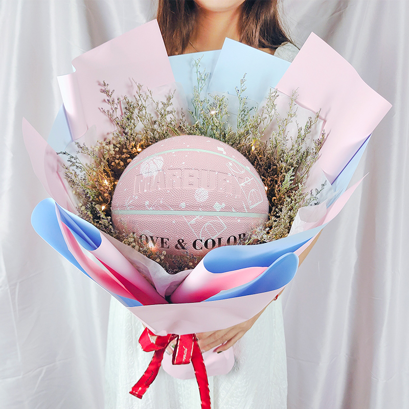 Basketball Bouquet Gift Diy Materials Send men and women friends Birthday Valentine's Day Shake Creative Basketball 520 Gift