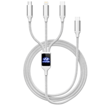 Hyundai Elantra Yuedong IX35 Tucson Custo Yuena car USB one-to-three mobile phone charging data cable