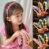 Pressure hair ring non-slip girls children childrens hair hoop little girl simple sweet hair card child hairclip card