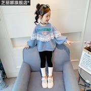 wei quần áo mùa xuân và mùa thu 2020 Girls mới của Hàn Quốc phiên bản của mùa thu váy khí nước ngoài của trẻ em trong trang phục cô gái từ dưới kích thước bình thường của trẻ em lớn của