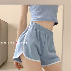 American Retro Hot Girl Shorts for Women 2025 Summer High-Waisted Casual Sports Wide-Leg Pants Yoga Home Sleep Pants ins