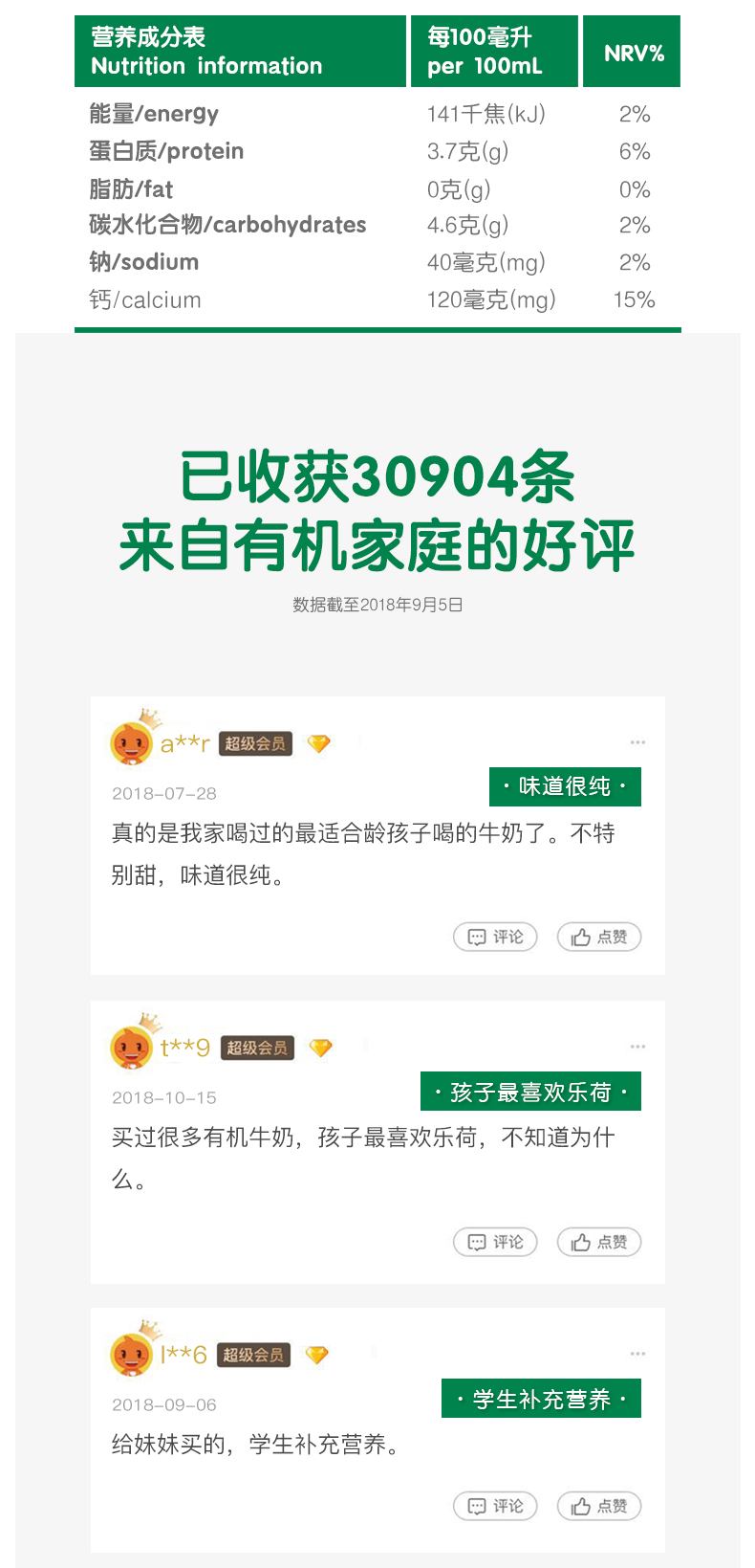 临期特价 荷兰销量第一 乐荷 有机脱脂纯牛奶 200ml*24盒 图3