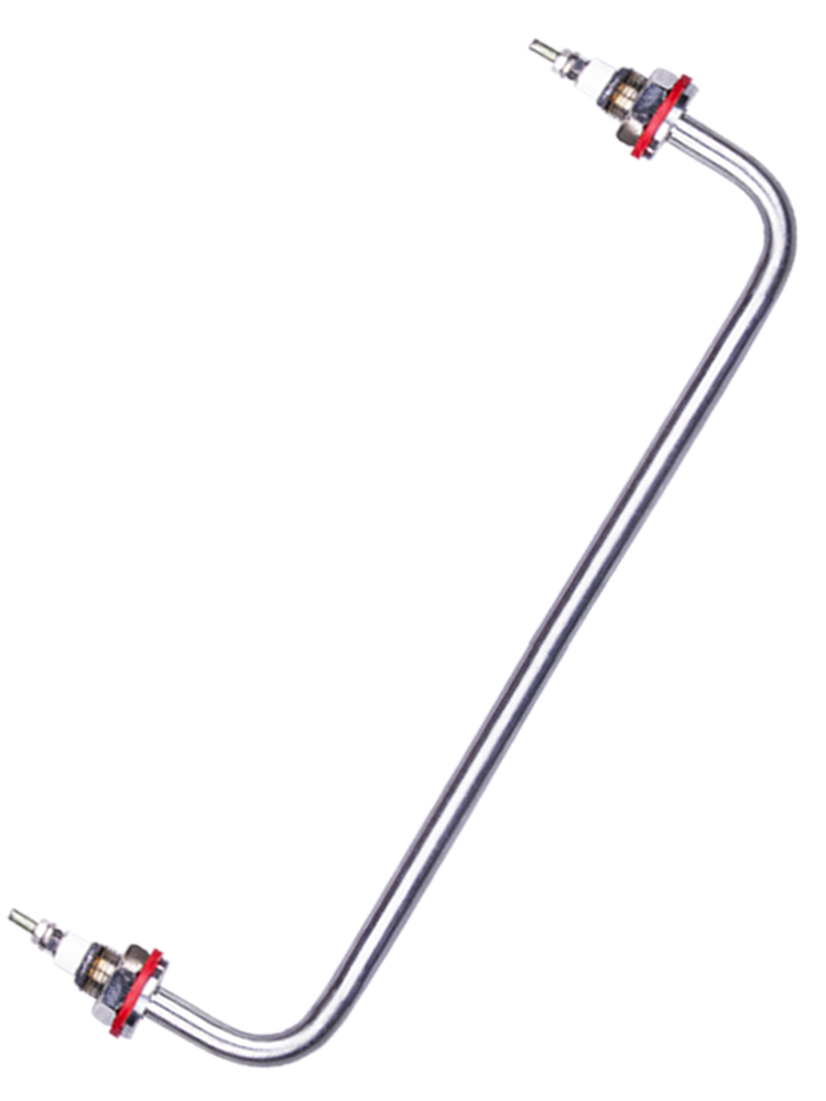 Insulated Table Heating Tube Rod for Fast Food Truck, Soup and Meal Serving Station, Electric Heating Tube [with Curved Elbow]