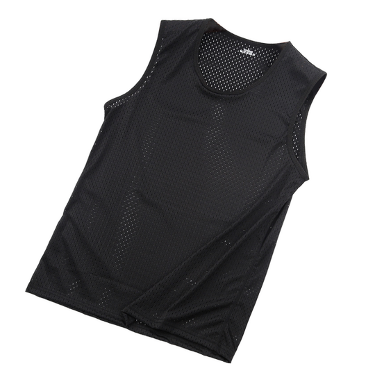 2 шт. сетчатого жилета из ледяного шелка, летний модный тонкий полый жилет