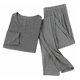 Modal autumn clothes and long pants suit men's fat and bigger