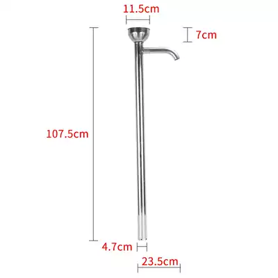304 stainless steel oil pump Manual oil pump Hand pump oil barrel pumping device Hand oil pump Size pumping cylinder