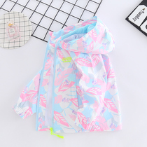  Girls  stormtrooper jacket 2021 spring and autumn new western style middle and large childrens jacket female baby Korean windbreaker