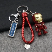 Железный Человек+Гравировка карта+винная красная веревка