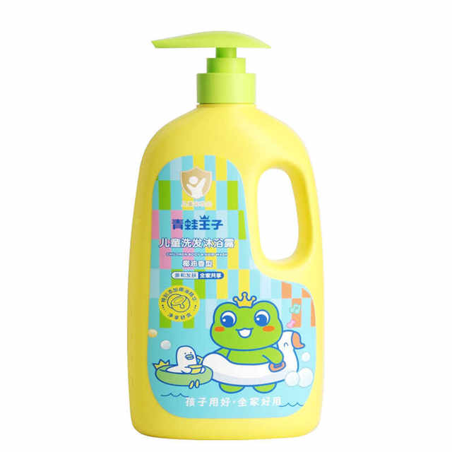 Frog Prince baby shampoo and shower gel two-in-one care for the infants and young children ແຊມພູ gel ອາບນໍ້າໃຫ້ສົດຊື່ນ ແລະສະອາດ